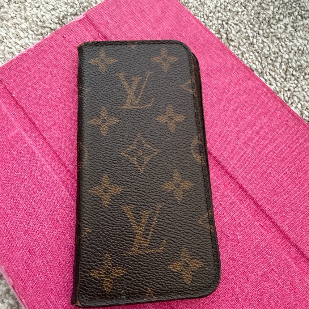 Louis Vuitton Monogram Black and Brown Phone Case